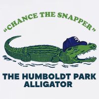 Chance The Snapper Chicago Gator Golf Towel