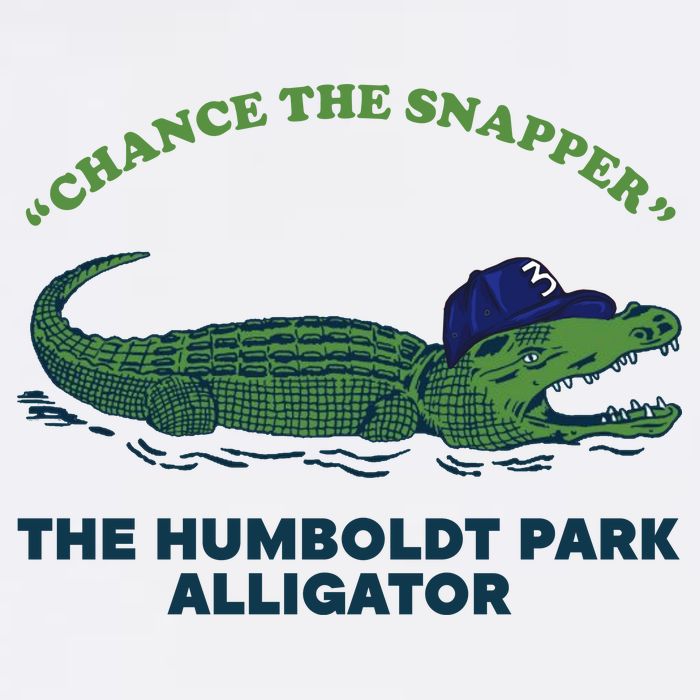 Chance The Snapper Chicago Gator Golf Towel