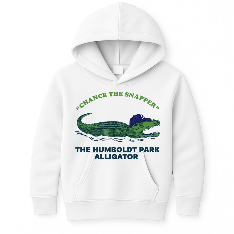 Chance The Snapper Chicago Gator Kids Hoodie