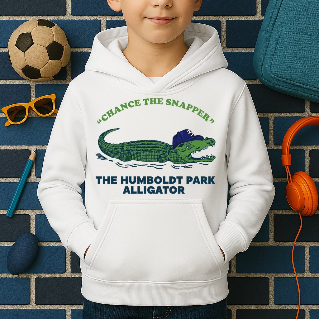 Chance The Snapper Chicago Gator Kids Hoodie