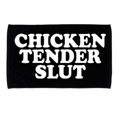 Chicken Tender Slut Funny Gift Microfiber Hand Towel