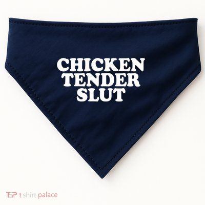 Chicken Tender Slut Funny Gift USA-Made Doggie Bandana