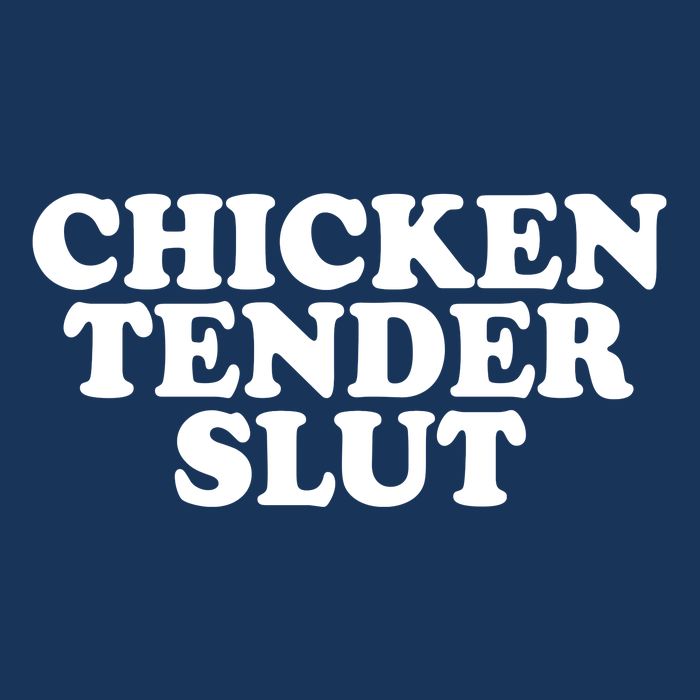 Chicken Tender Slut Funny Gift Flatbill Hat