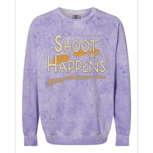 Clay Target Shooting Skeet Trap Sporting Clays Colorblast Crewneck Sweatshirt