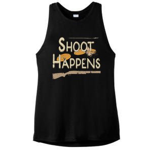 Clay Target Shooting Skeet Trap Sporting Clays Ladies PosiCharge Tri-Blend Wicking Tank