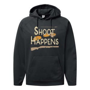 Clay Target Shooting Skeet Trap Sporting Clays Performance Fleece Hoodie