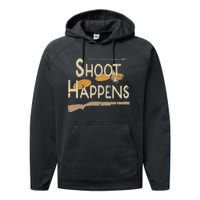 Clay Target Shooting Skeet Trap Sporting Clays Performance Fleece Hoodie