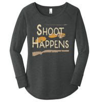 Clay Target Shooting Skeet Trap Sporting Clays Women's Perfect Tri Tunic Long Sleeve Shirt