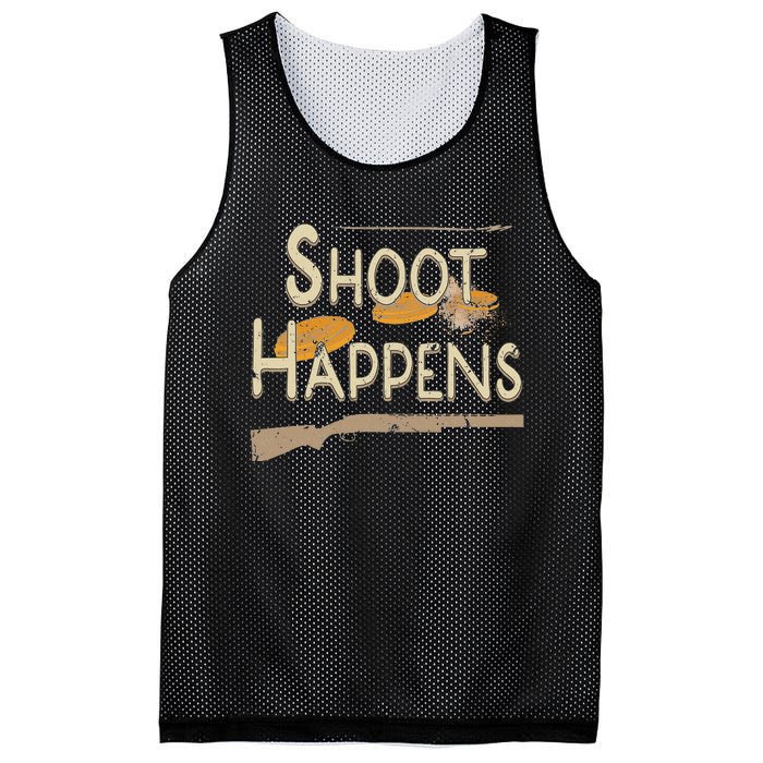 Clay Target Shooting Skeet Trap Sporting Clays Mesh Reversible Basketball Jersey Tank