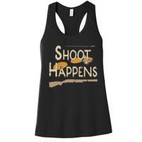 Clay Target Shooting Skeet Trap Sporting Clays Women's Racerback Tank