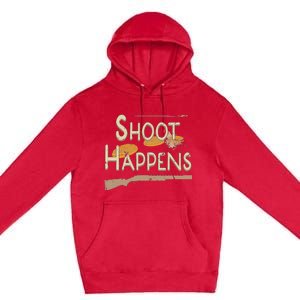 Clay Target Shooting Skeet Trap Sporting Clays Premium Pullover Hoodie