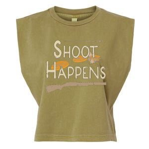 Clay Target Shooting Skeet Trap Sporting Clays Garment-Dyed Women's Muscle Tee