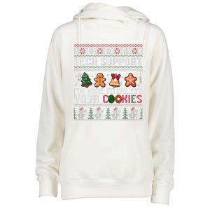 Christmas Tech Support Here To Delete Cookies Xmas Womens Funnel Neck Pullover Hood