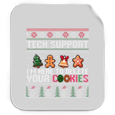 Christmas Tech Support Here To Delete Cookies Xmas Permanent Decal Sticker