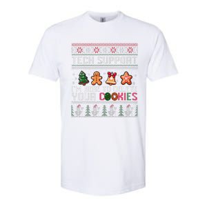 Christmas Tech Support Here To Delete Cookies Xmas Softstyle CVC T-Shirt