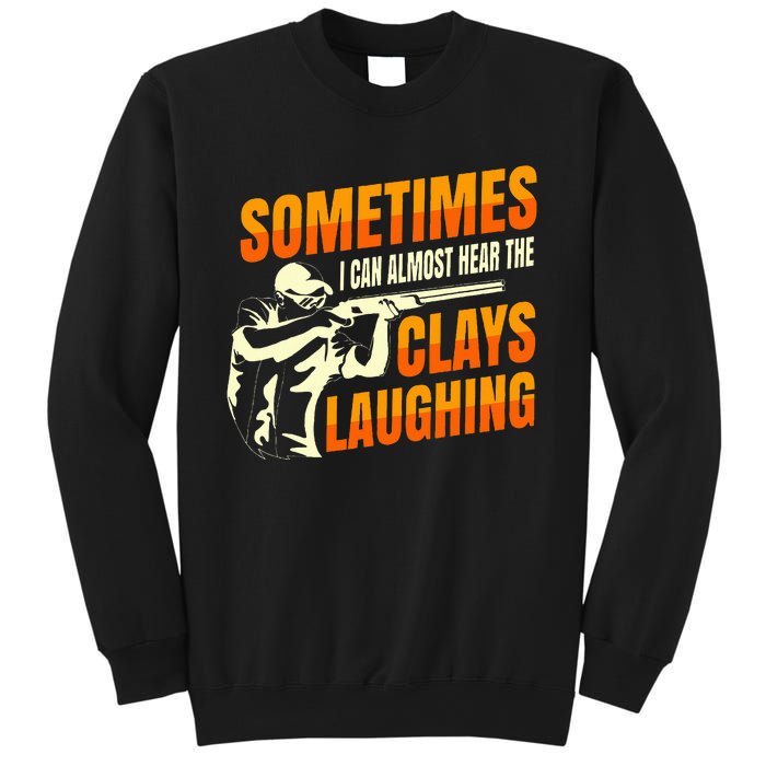 Clay Trap Shooting Flying Launcher Sweatshirt