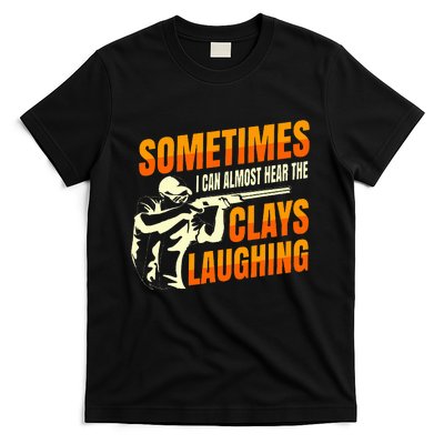 Clay Trap Shooting Flying Launcher T-Shirt