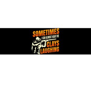 Clay Trap Shooting Flying Launcher Bumper Sticker