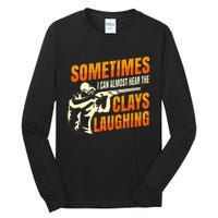 Clay Trap Shooting Flying Launcher Tall Long Sleeve T-Shirt