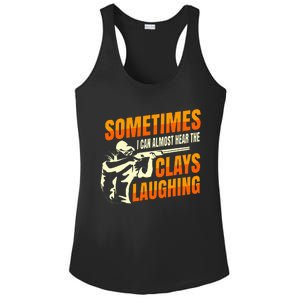 Clay Trap Shooting Flying Launcher Ladies PosiCharge Competitor Racerback Tank