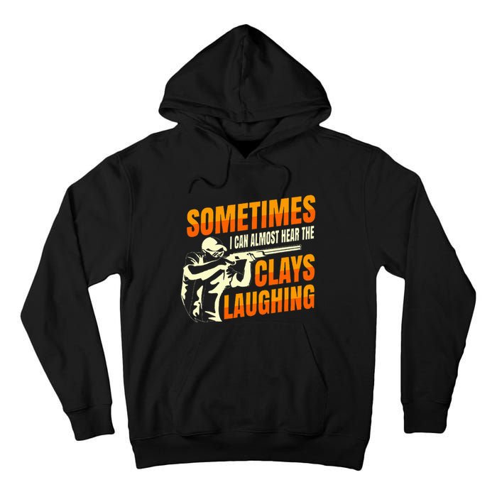 Clay Trap Shooting Flying Launcher Tall Hoodie