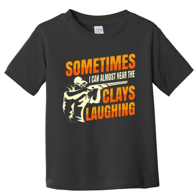 Clay Trap Shooting Flying Launcher Toddler T-Shirt