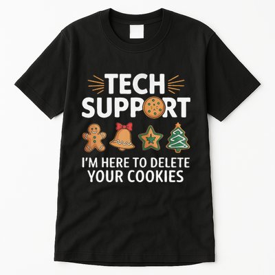 Christmas Tech Support Here To Delete Cookies Xmas(3) Tall T-Shirt