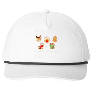 Christmas Tech Support Here To Delete Cookies Xmas Snapback Five-Panel Rope Hat