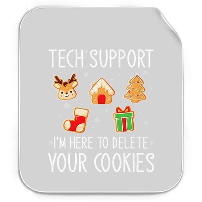 Christmas Tech Support Here To Delete Cookies Xmas Permanent Decal Sticker