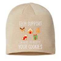 Christmas Tech Support Here To Delete Cookies Xmas Sustainable Beanie