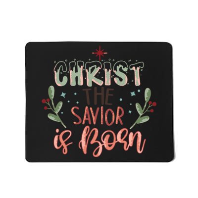 Christ The Savior Is Born Christian Retro Christmas Religious Graphic Plus Size Mousepad