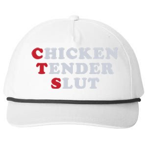 Chicken Tender Slut Snapback Five-Panel Rope Hat