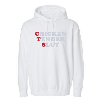 Chicken Tender Slut Garment-Dyed Fleece Hoodie