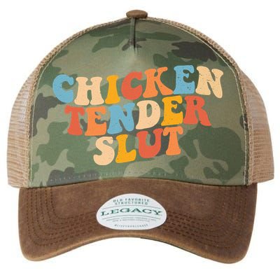 Chicken Tender Slut Retro Funny Legacy Tie Dye Trucker Hat