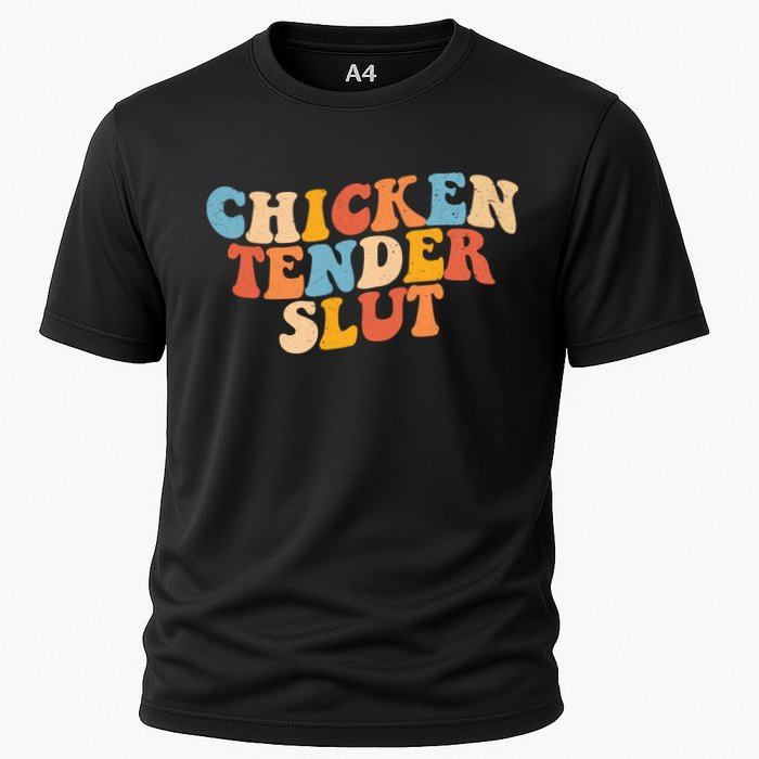 Chicken Tender Slut Retro Funny Performance Shirt
