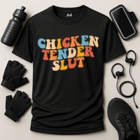 Chicken Tender Slut Retro Funny Performance Shirt