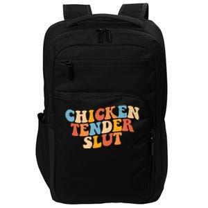 Chicken Tender Slut Retro Funny Impact Tech Backpack