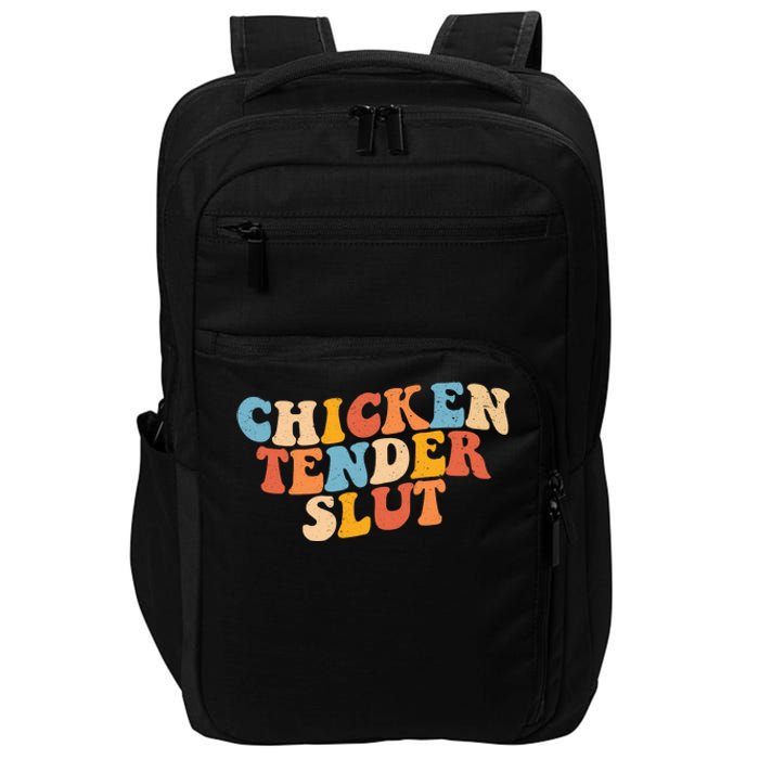 Chicken Tender Slut Retro Funny Impact Tech Backpack