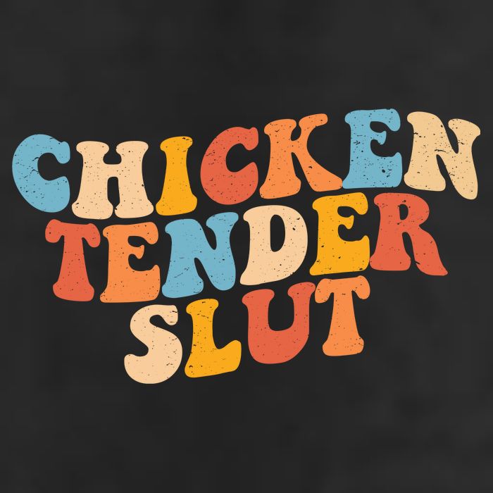 Chicken Tender Slut Retro Funny Adult Drive Performance Visor
