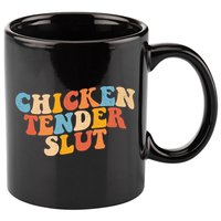 Chicken Tender Slut Retro Funny 11oz C Handle Ceramic Mug