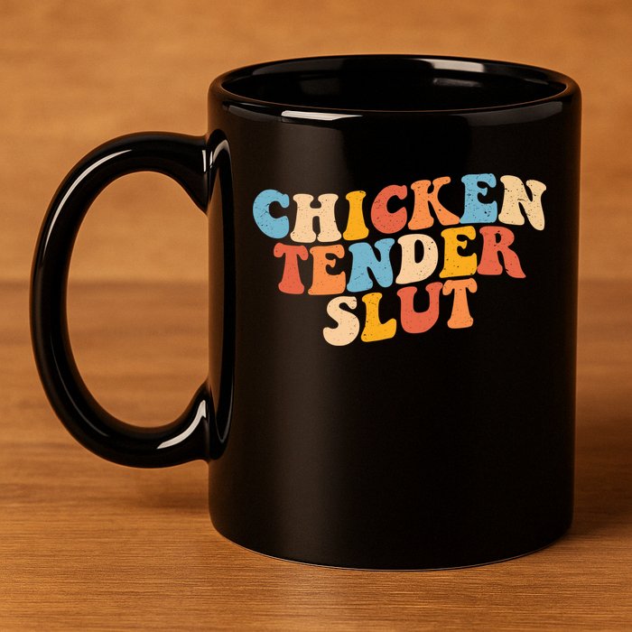 Chicken Tender Slut Retro Funny 11oz C Handle Ceramic Mug