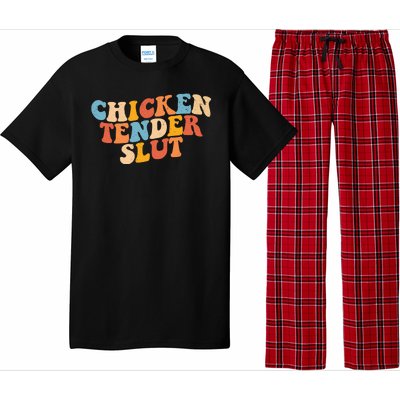 Chicken Tender Slut Retro Funny Pajama Set