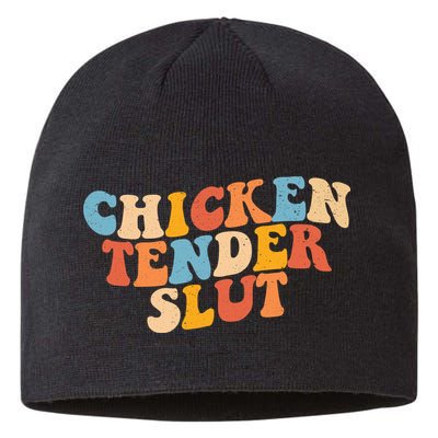 Chicken Tender Slut Retro Funny Sustainable Beanie