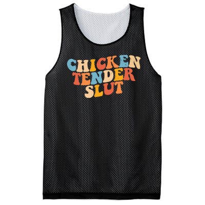 Chicken Tender Slut Retro Funny Mesh Reversible Basketball Jersey Tank