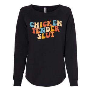 Chicken Tender Slut Retro Funny Womens California Wash Sweatshirt