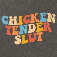 Chicken Tender Slut Retro Funny Cotton Canvas Backpack