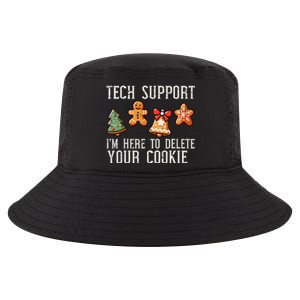 Christmas Tech Support Here To Delete Cookies Xmas Cool Comfort Performance Bucket Hat