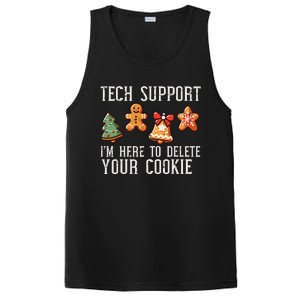 Christmas Tech Support Here To Delete Cookies Xmas PosiCharge Competitor Tank