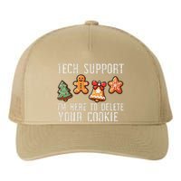 Christmas Tech Support Here To Delete Cookies Xmas Yupoong Adult 5-Panel Trucker Hat