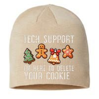 Christmas Tech Support Here To Delete Cookies Xmas Sustainable Beanie